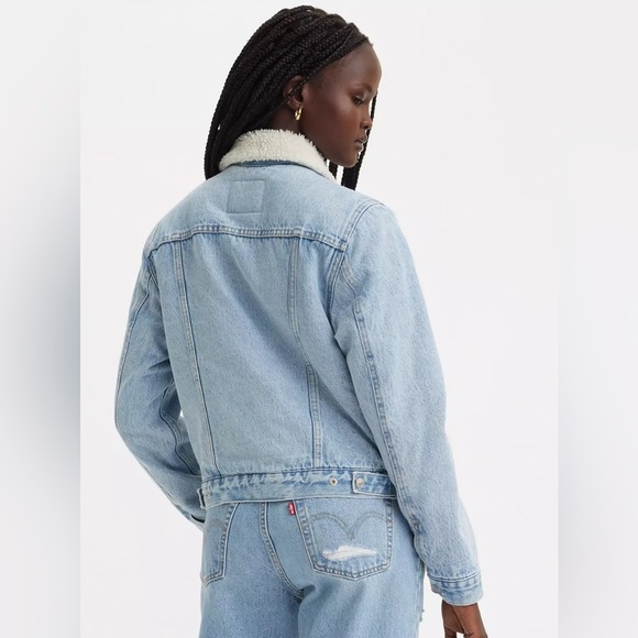 ORIGINAL WOMENS SHERPA TRUCKER JACKET. Size Medium NWOT - Picture 15 of 15